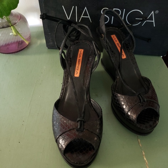 VIA SPIGA wedge sandal - Picture 1 of 3